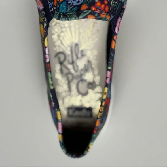 Keds x Rifle Paper Co. Womens Double Decker Garden Party Canvas Slip-On Sneakers - Picture 15 of 16